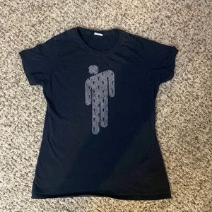 black Billie Eilish t-shirt.